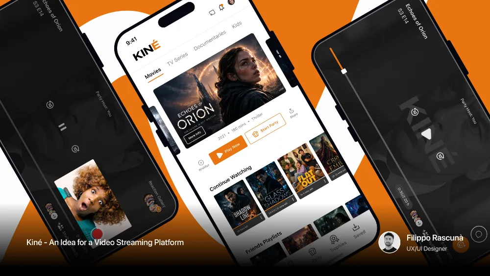 KINÉ, Cinematic Social Streaming App
